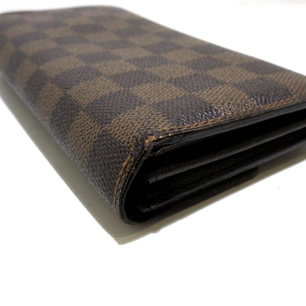 37218702 6 Louis Vuitton Portefeuille Sarah Damier Canvas Long Wallet Ebene