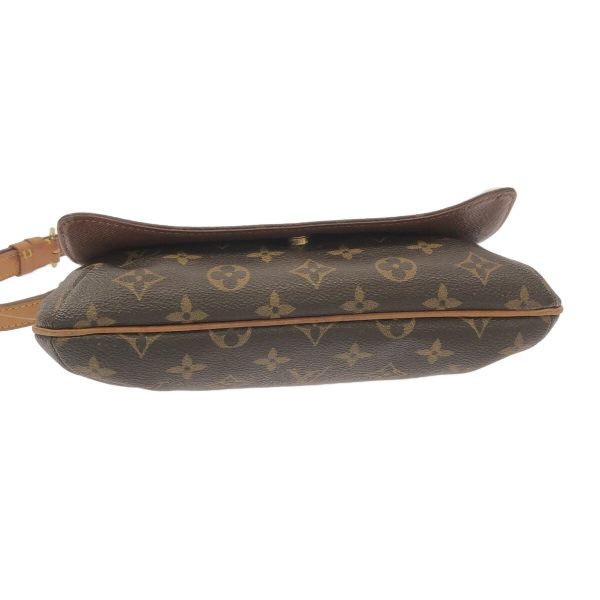 37218749 4 Louis Vuitton Musette Tango Monogram Canvas Shoulder Bag Brown