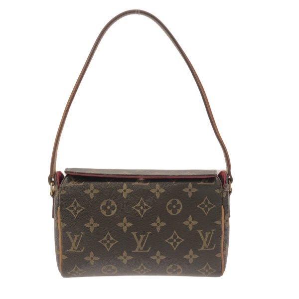 37218750 1 Louis Vuitton Recital Monogram Canvas Handbag Brown