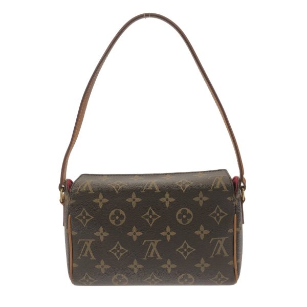 37218750 3 Louis Vuitton Recital Monogram Canvas Handbag Brown