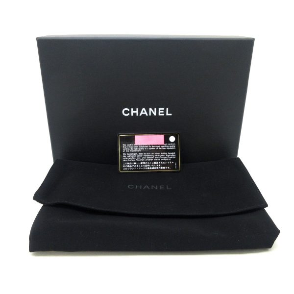 37218950 9 Chanel Matelasse Wallet Chain Wallet Gold Hardware Flap Phone Case Caviar Skin Black