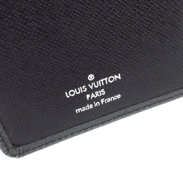 37219409 6 Louis Vuitton Porte Valeur Cult Taiga Leather Billfold Ardoise