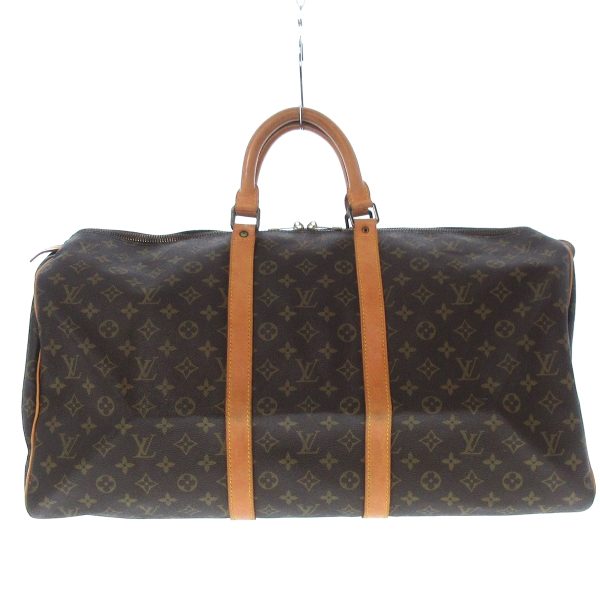 37221135 1 Louis Vuitton Keepall Monogram Canvas Boston Bag Brown