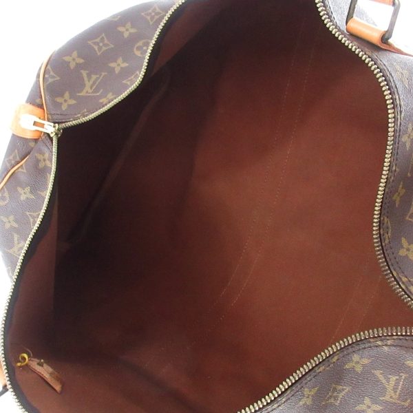 37221135 6 Louis Vuitton Keepall Monogram Canvas Boston Bag Brown