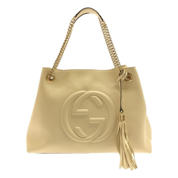 37221151 1 Gucci Soho Shoulder Bag Ivory Leather