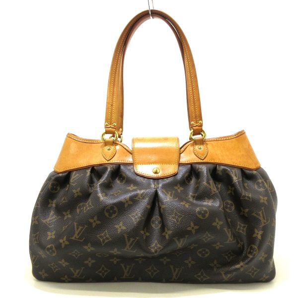 37221524 3 Louis Vuitton Boesi Monogram Canvas Handbag Brown