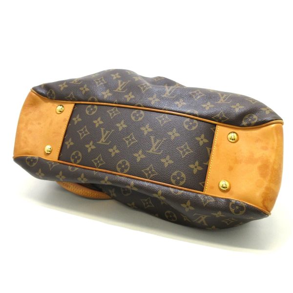 37221524 4 Louis Vuitton Boesi Monogram Canvas Handbag Brown