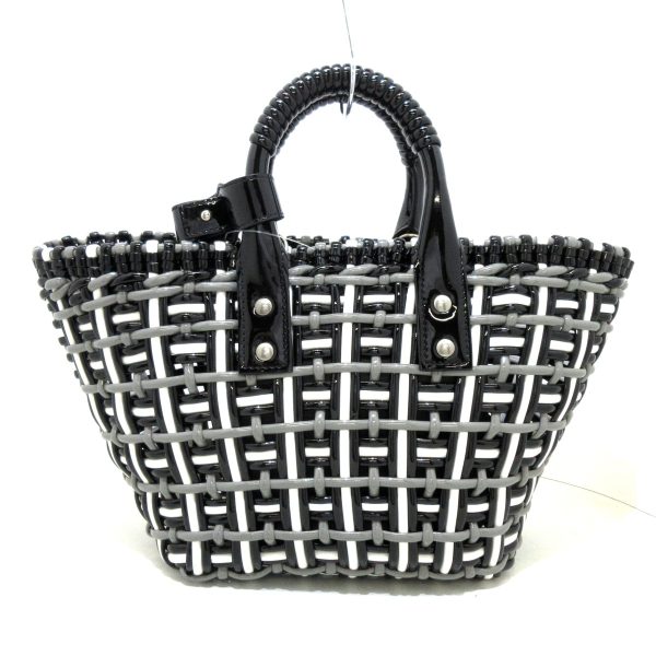 37221987 3 Balenciaga Bistro XS Basket Tote Bag Black