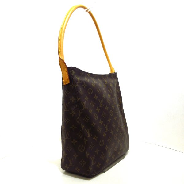 37222256 2 Louis Vuitton Looping Monogram Canvas Shoulder Bag Brown