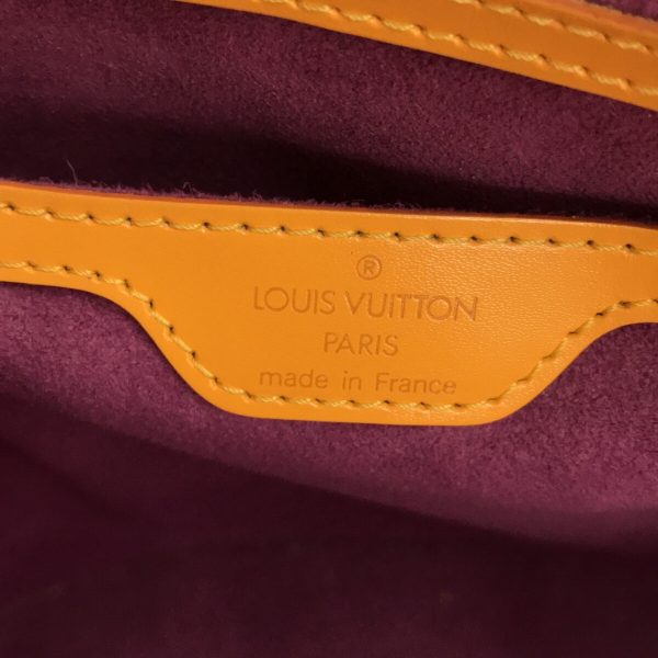 37244080 7 Louis Vuitton Saint Jacques Leather Handbag Jaune