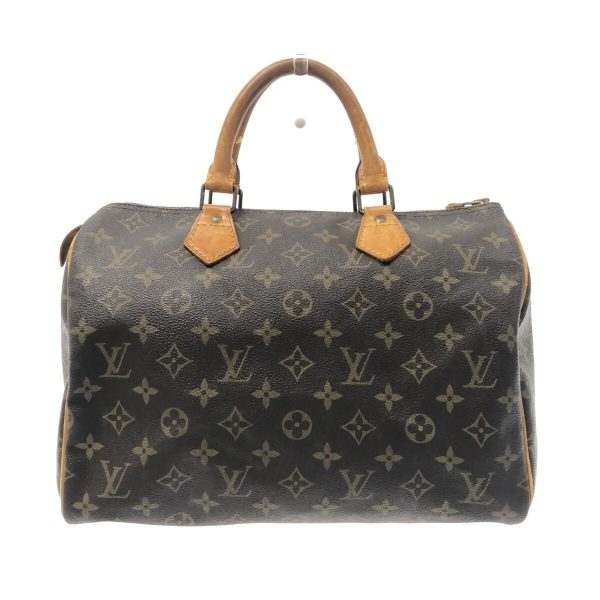 37251438 1 Louis Vuitton Speedy Canvas Monogram Handbag Brown