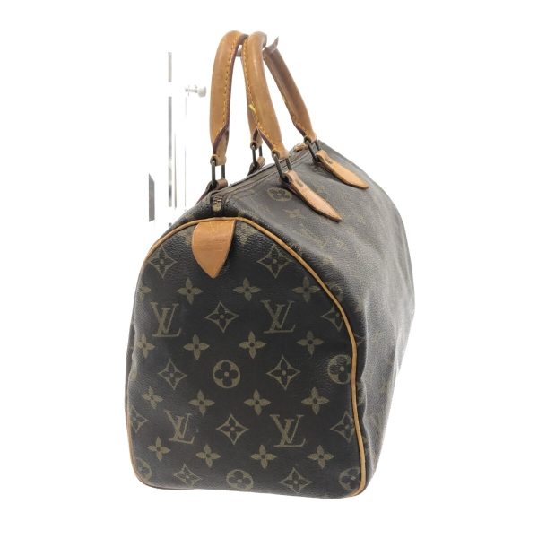 37251438 2 Louis Vuitton Speedy Canvas Monogram Handbag Brown