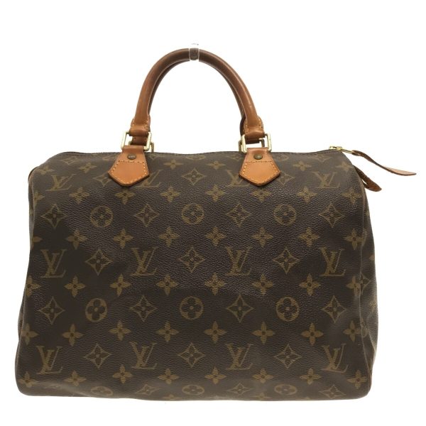 37252947 1 Louis Vuitton Speedy Canvas Monogram Handbag Brown