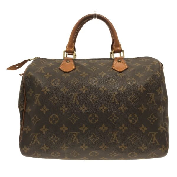 37252947 3 Louis Vuitton Speedy Canvas Monogram Handbag Brown