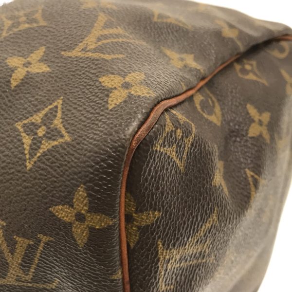 37252947 5 Louis Vuitton Speedy Canvas Monogram Handbag Brown