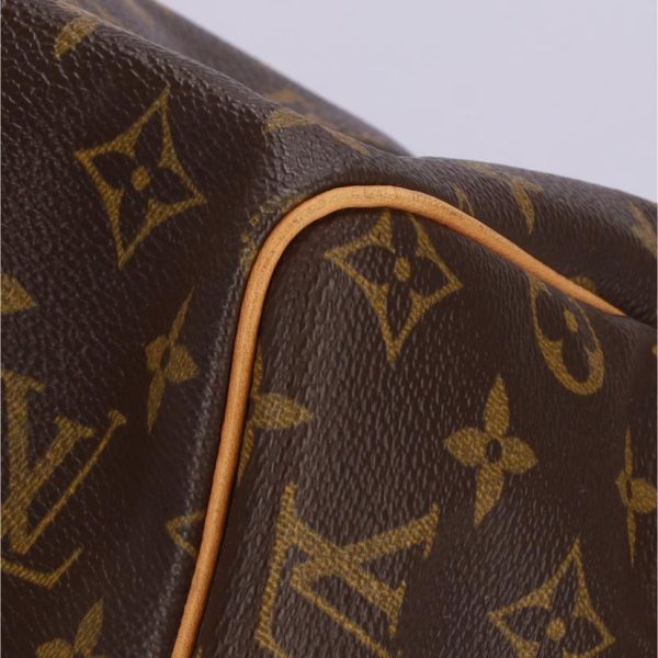 37254 6 LOUIS VUITTON Speedy 30 Handbag Monogram Brown