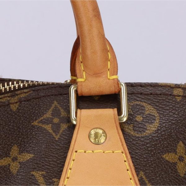 37254 7 LOUIS VUITTON Speedy 30 Handbag Monogram Brown