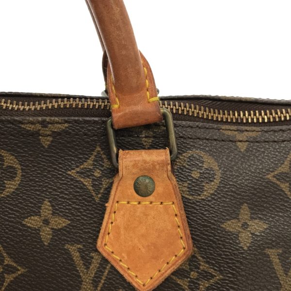 37258352 10 Louis Vuitton Speedy Canvas Monogram Handbag Brown