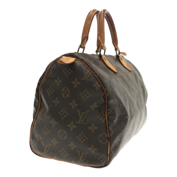 37258352 2 Louis Vuitton Speedy Canvas Monogram Handbag Brown