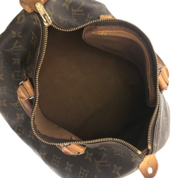 37258352 6 Louis Vuitton Speedy Canvas Monogram Handbag Brown