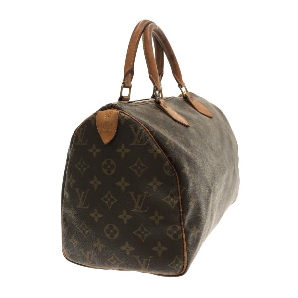 37258638 2 Louis Vuitton Speedy Canvas Monogram Handbag Brown