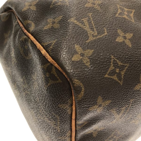 37258638 5 Louis Vuitton Speedy Canvas Monogram Handbag Brown