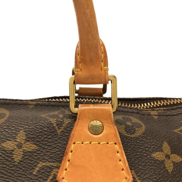 37261518 10 Louis Vuitton Speedy Canvas Monogram Handbag Brown