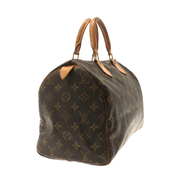 37261518 2 Louis Vuitton Speedy Canvas Monogram Handbag Brown