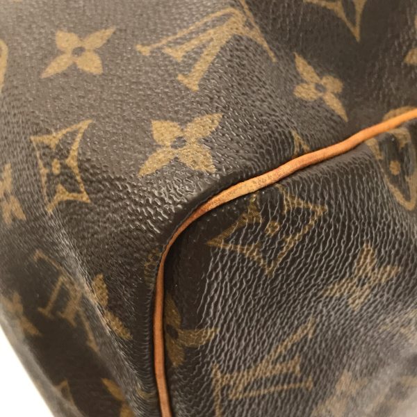 37261518 5 Louis Vuitton Speedy Canvas Monogram Handbag Brown