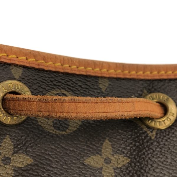 37268783 12 Louis Vuitton Noe Canvas Monogram Shoulder Bag Brown