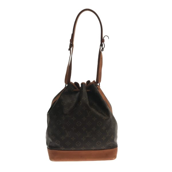 37268783 3 Louis Vuitton Noe Canvas Monogram Shoulder Bag Brown