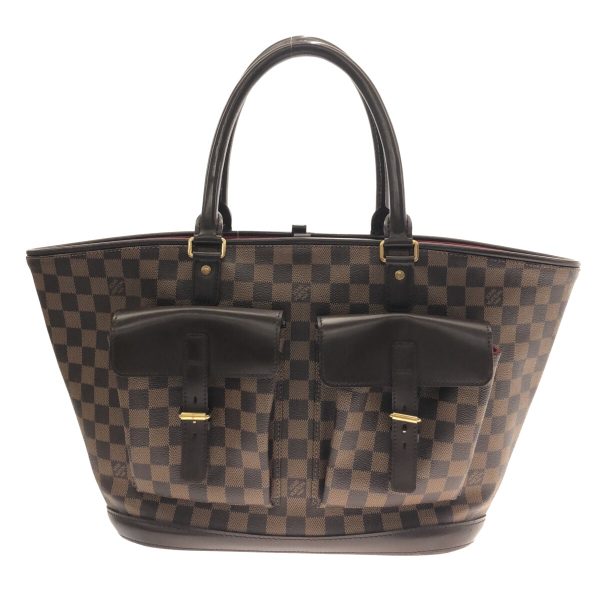 37268816 1 Louis Vuitton Manosque Damier Canvas Shoulder Bag Ebene