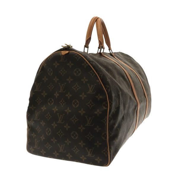 37268842 2 Louis Vuitton Keepall Canvas Monogram Boston Bag Brown