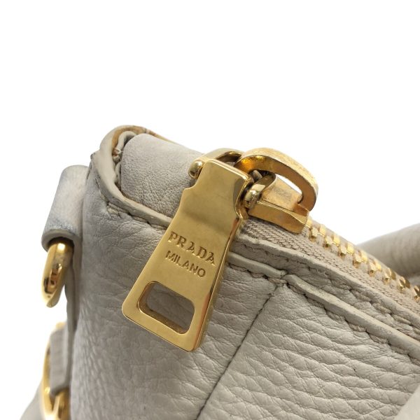 37269241 10 Prada Handbag Leather Ivory