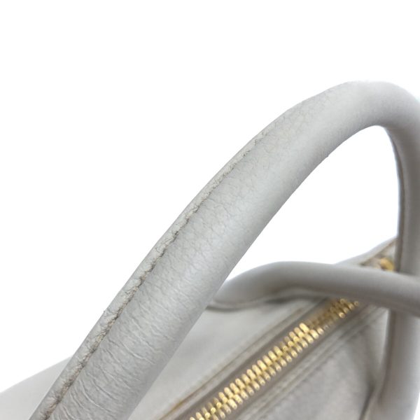 37269241 13 Prada Handbag Leather Ivory