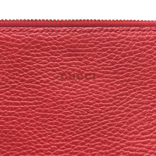 37269245 11 Gucci Bamboo Clutch Bag Red Leather