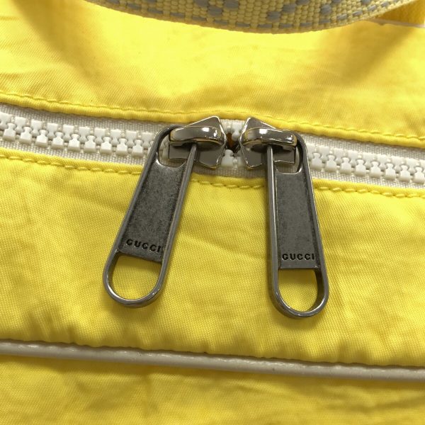 37269249 10 Gucci Interlocking G Medium Backpack Yellow Gray Nylon