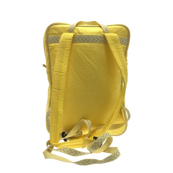 37269249 3 Gucci Interlocking G Medium Backpack Yellow Gray Nylon