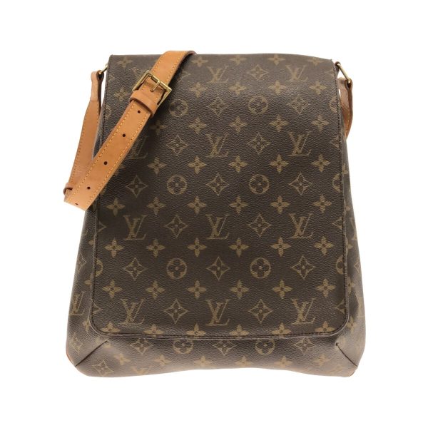 37269509 1 Louis Vuitton Musette Monogram Canvas Shoulder Bag Brown