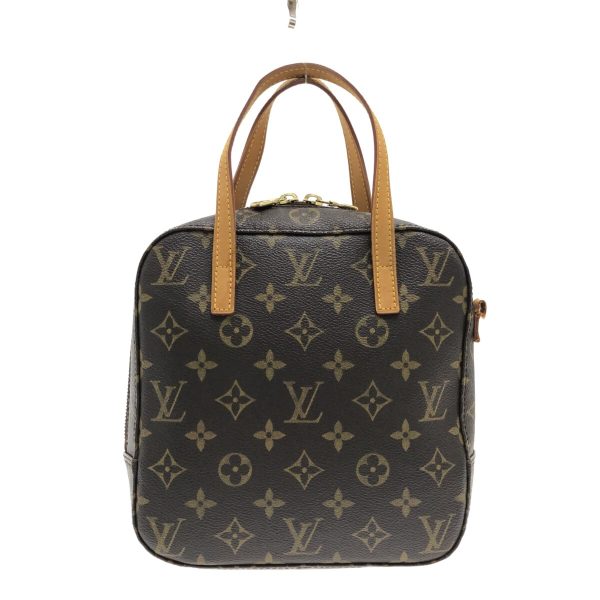 37269653 1 Louis Vuitton Spontini Monogram Canvas Handbag Brown