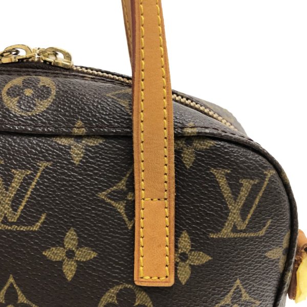 37269653 10 Louis Vuitton Spontini Monogram Canvas Handbag Brown