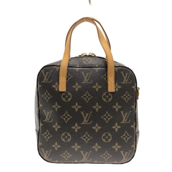 37269653 3 Louis Vuitton Spontini Monogram Canvas Handbag Brown