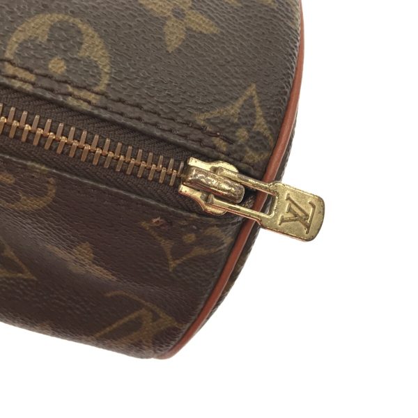 37271638 11 Louis Vuitton Old Papillon Canvas Monogram Handbag Brown