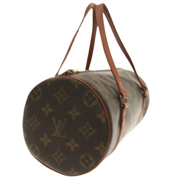 37271638 2 Louis Vuitton Old Papillon Canvas Monogram Handbag Brown