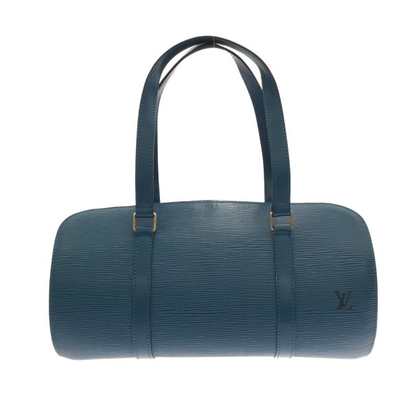 37271713 1 Louis Vuitton Soufflo Leather Handbag Toledo Blue