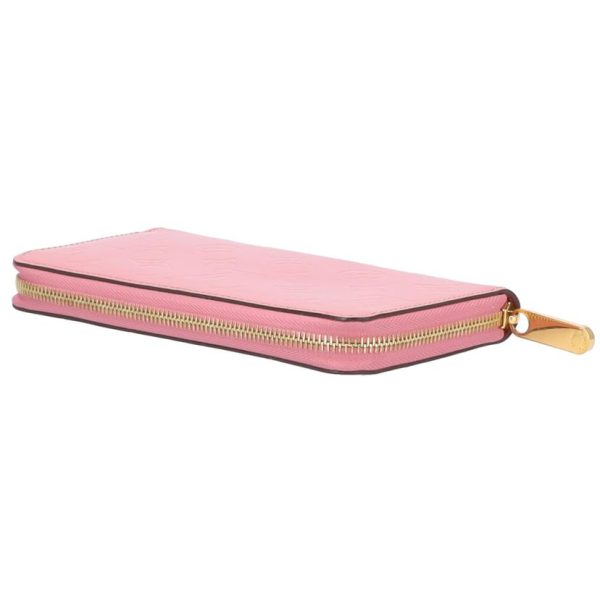 37276 3 Louis Vuitton Zippy Vernis Wallet Pink