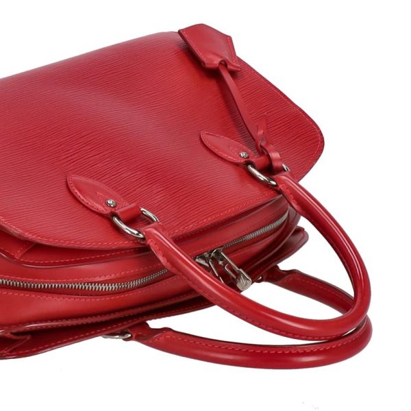 37277 4 Louis Vuitton Pont Neuf PM Epi Bag Ruby