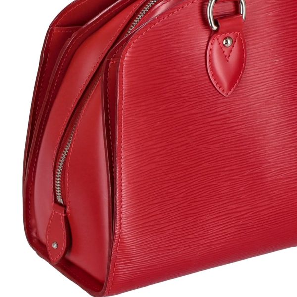 37277 7 Louis Vuitton Pont Neuf PM Epi Bag Ruby