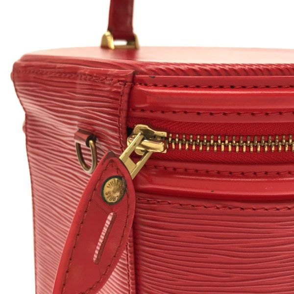 37280116 11 Louis Vuitton Cannes Leather Vanity Bag Red