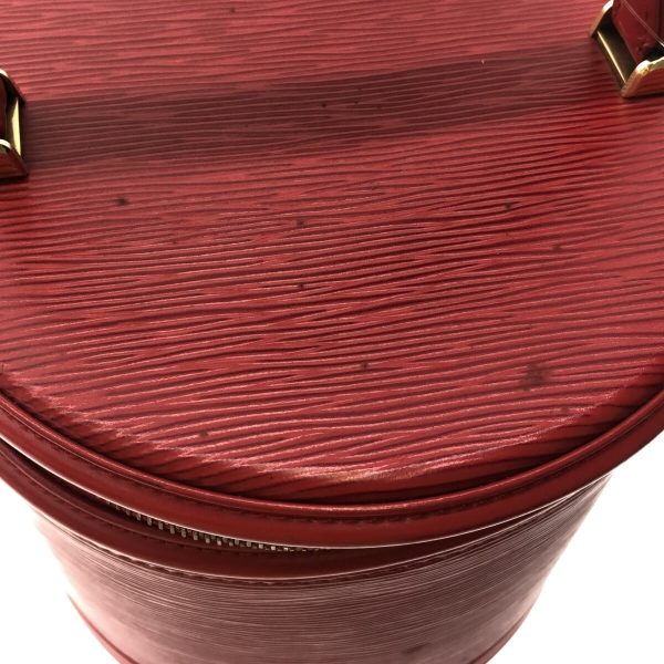 37280116 12 Louis Vuitton Cannes Leather Vanity Bag Red